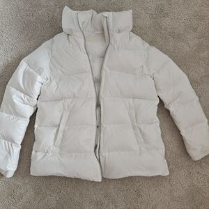 Add White European Duck Down Puffer Size XS-S